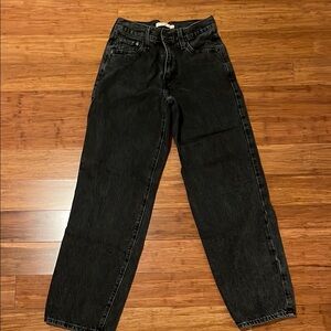 Levi’s premium Women’s Baggy Dad Black Jeans